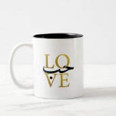 Tasse d'amour avec l'arabe (Gauche)