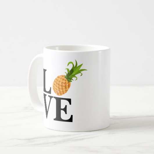 Tasse d'amour d'ananas (Devant gauche)
