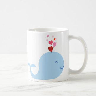 Tasse d'amour de baleine