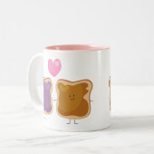Tasse d'amour de beurre et de gelée d'arachide (Devant gauche)