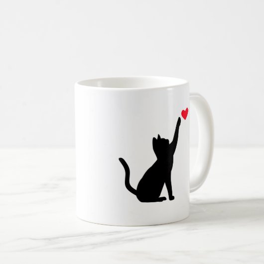 Tasse d'amour de chat (Devant droit)