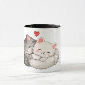 Tasse d'amour de chaton câlin (Centre)