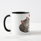 Tasse d'amour de chaton câlin (Gauche)