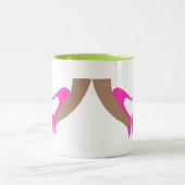 TASSE d'AMOUR de CHAUSSURE de fuchsia et de chaux (Centre)