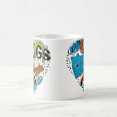 Tasse d'amour de chien (Centre)