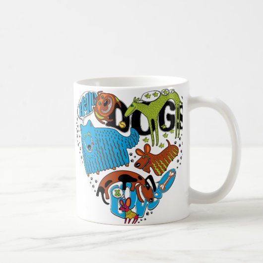Tasse d'amour de chien (Droite)
