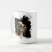 Tasse d'amour de chien épagneul (Devant gauche)