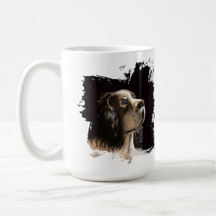 Tasse d'amour de chien épagneul 