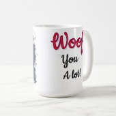 tasse d'amour de chien limier (Devant droit)
