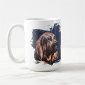 tasse d'amour de chien limier (Gauche)