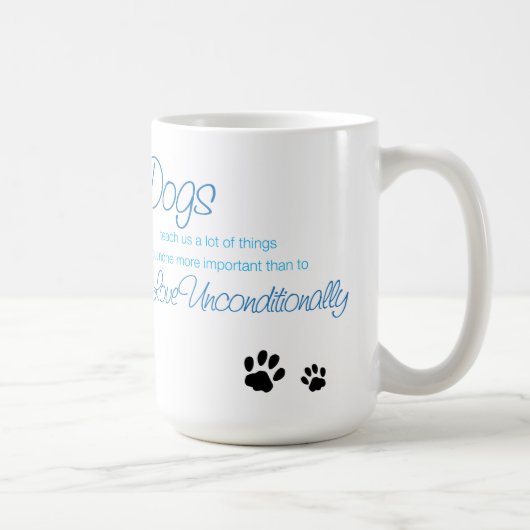 Tasse d'amour de chiens (Droite)