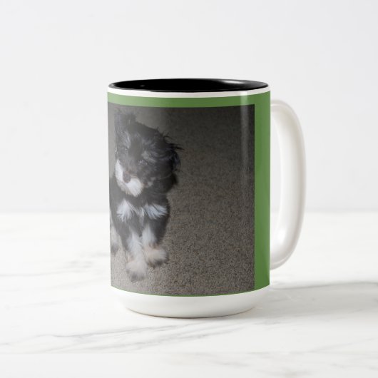 Tasse d'amour de chiot (Devant droit)