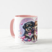 Tasse d'amour de chiot (Devant gauche)