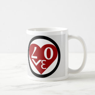Tasse d'amour de coeur