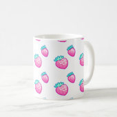 Tasse d'amour de fraise (Devant droit)