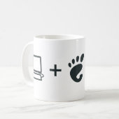 Tasse d'amour de GNOME (Devant gauche)