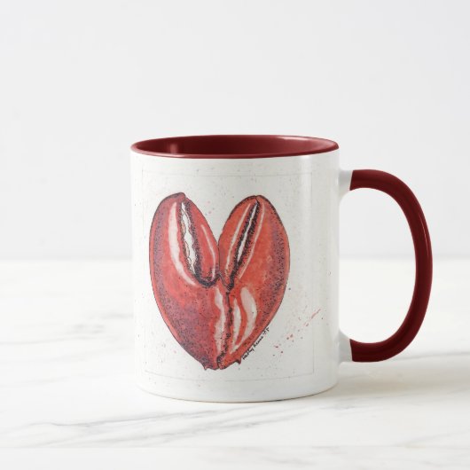 Tasse d'amour de homard (Droite)