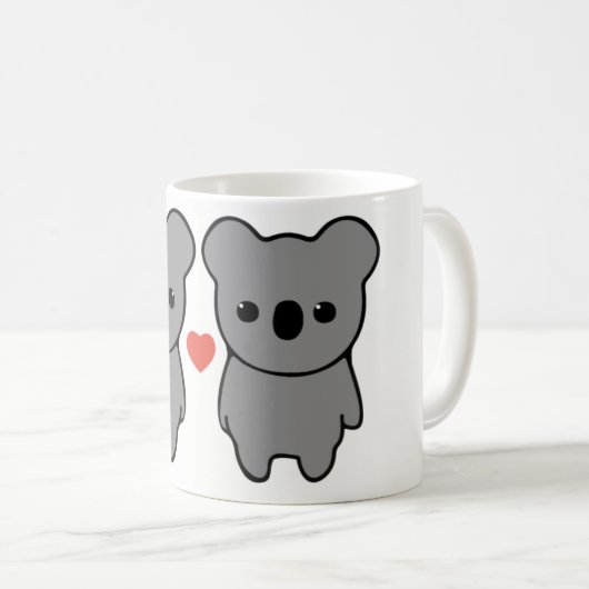 Tasse d'amour de koala (Devant droit)