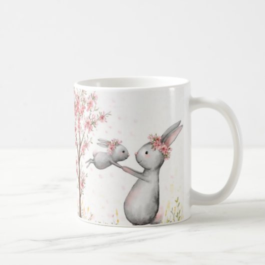 Tasse d'amour de Mère Lapin | Style Whimsical Kind (Droite)
