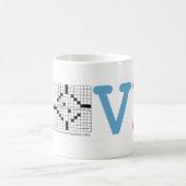 Tasse d'amour de mots croisé (Centre)