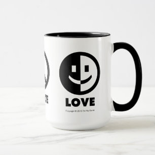 Tasse d'amour de paix d'amour