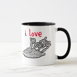 Tasse d'amour de pâtes