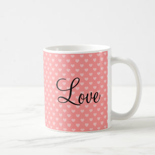 Tasse d'amour de Personalizable avec le motif de
