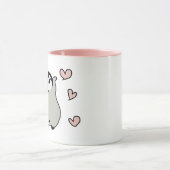 Tasse d'amour de pingouin (Centre)