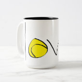 Tasse d'amour de tennis (Devant gauche)