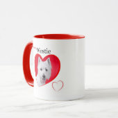 Tasse d'amour de Westie (Devant gauche)