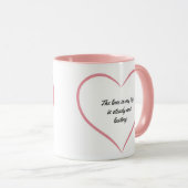Tasse d'amour éternel (Devant droit)