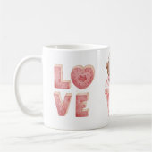 Tasse d'amour, mug cadeau de la Saint-Valentin  (Gauche)