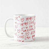 Tasse d'amour, mug de la Saint-Valentin (Gauche)