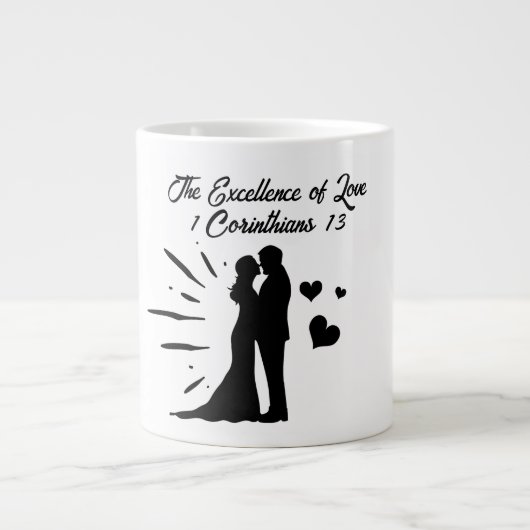 Tasse d'amour - mug géant tasse à café (Devant)