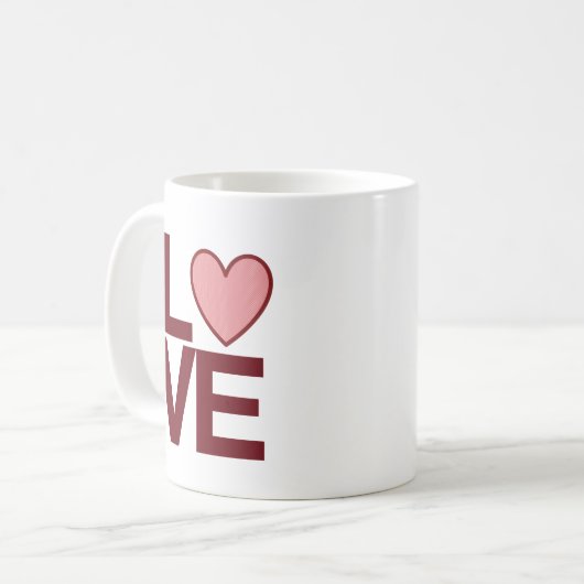 Tasse d'AMOUR - rouge (Devant gauche)