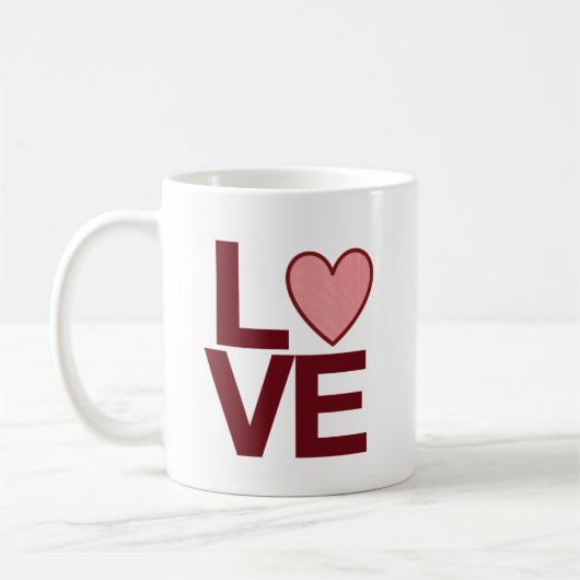 Tasse d'AMOUR - rouge (Gauche)
