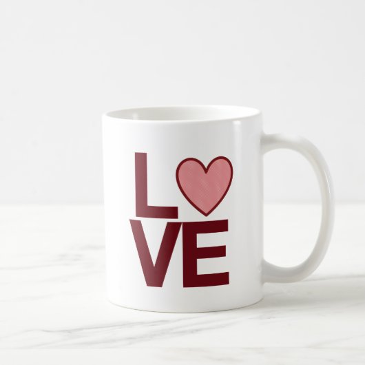 Tasse d'AMOUR - rouge (Droite)