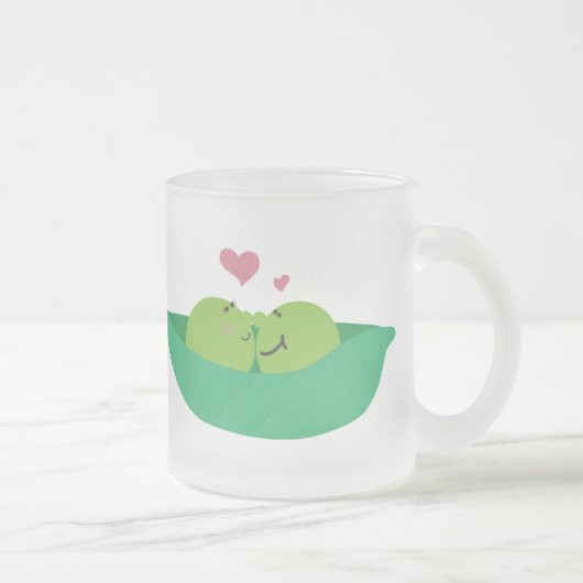 Tasse d'amoureux de cosse de pois (Droit)