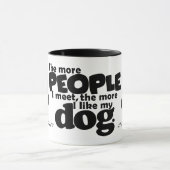 Tasse d'amoureux de les chiens (Centre)