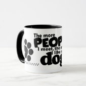 Tasse d'amoureux de les chiens (Devant gauche)