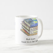 Tasse d'amoureux des livres (Devant droit)