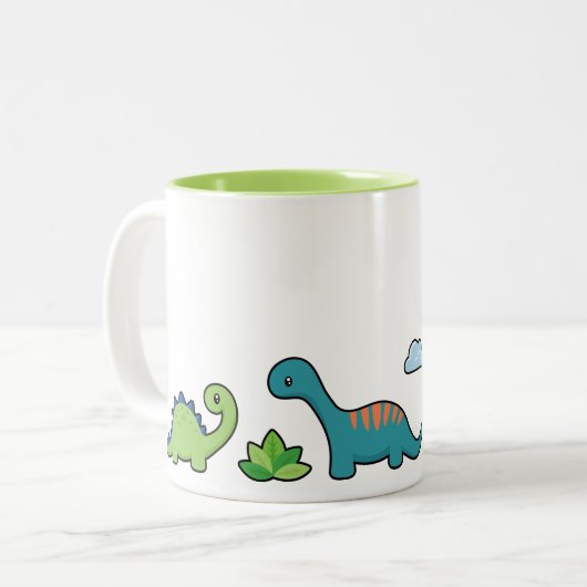 Tasse d'amusement de dinosaure (Devant gauche)