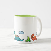 Tasse d'amusement de dinosaure (Devant droit)