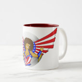 Tasse d'ange d'amour d'Afro (Devant droit)