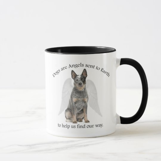 Tasse d'ange de chien de bétail