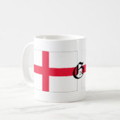 tasse d'Anglais-Drapeau de G-texte (Devant gauche)