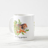 Tasse d'animal familier d'aquarelle de salade de (Devant gauche)