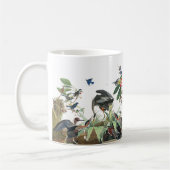 Tasse d'animaux de faune de collage d'oiseaux de (Gauche)