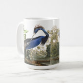 Tasse d'animaux de faune d'oiseau de héron (Devant gauche)
