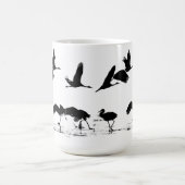Tasse d'animaux de faune d'oiseaux de grue de (Centre)
